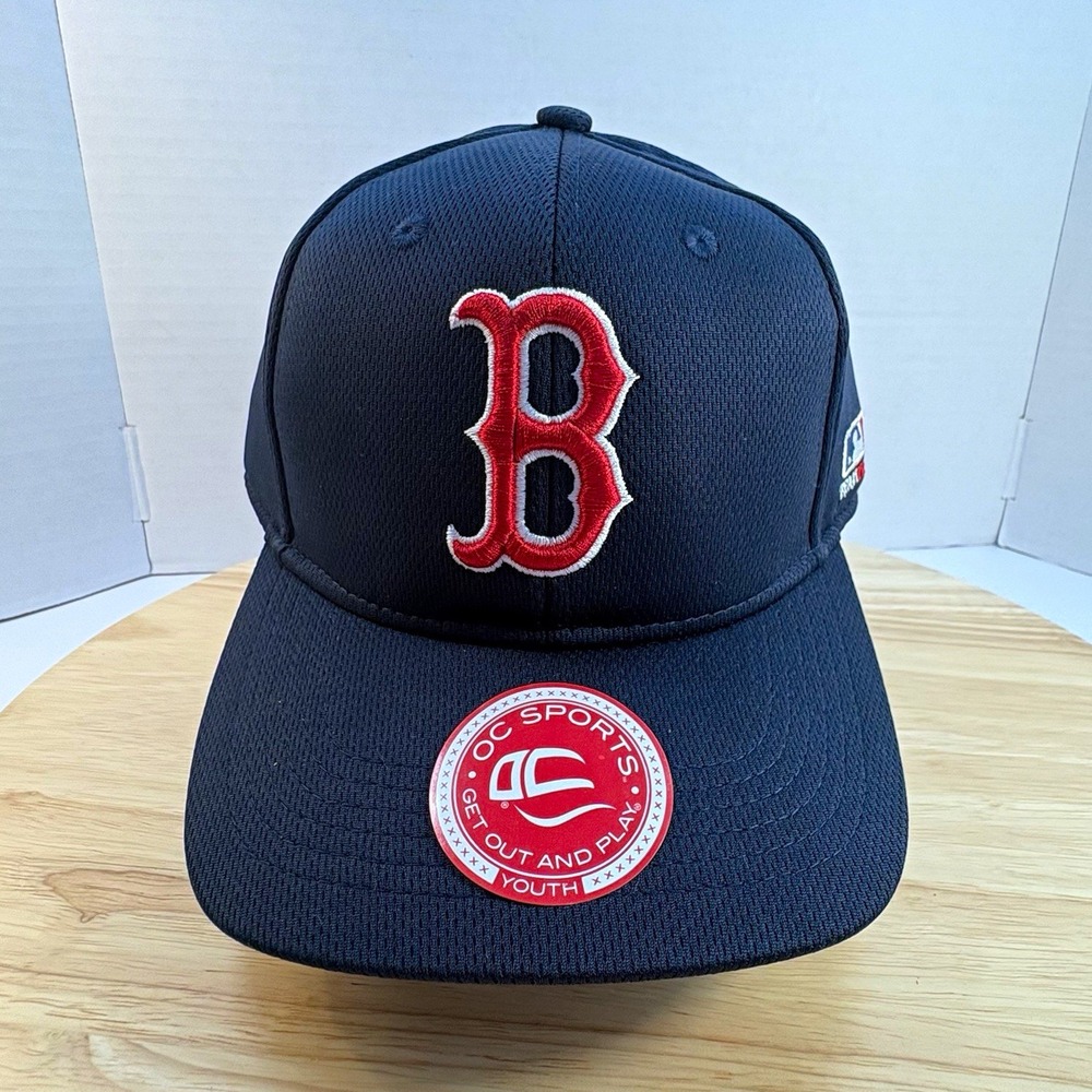 OC Sports Boston Red Sox MLB Youth Blue Adjustable Cap Officially Licensed